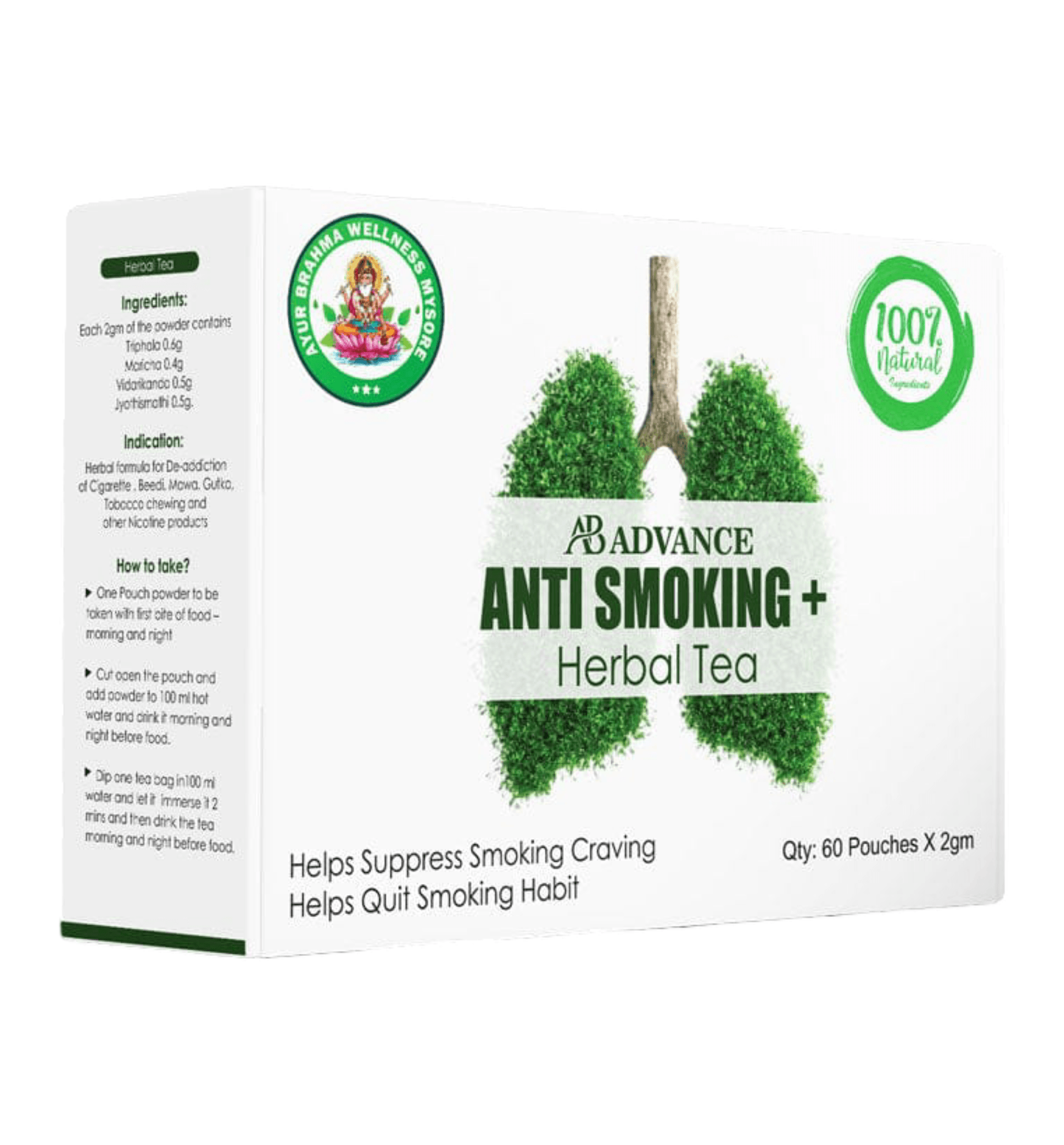 AB ADVANCE ANTI SMOKING + HERBAL TEA image 2
